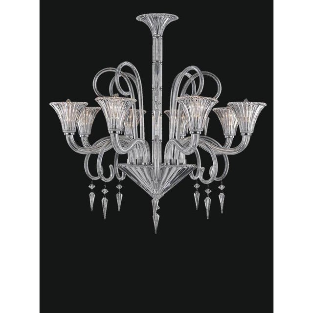 Metal Collection Diamante Chandelier in Metal and Crystal by Jago For Sale - Image 7 of 9