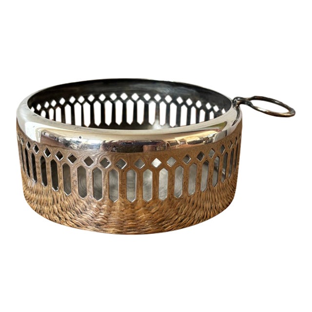 Mid 20th Century Mid-Century Modern Bellini Silver Plate Champagne Coaster For Sale