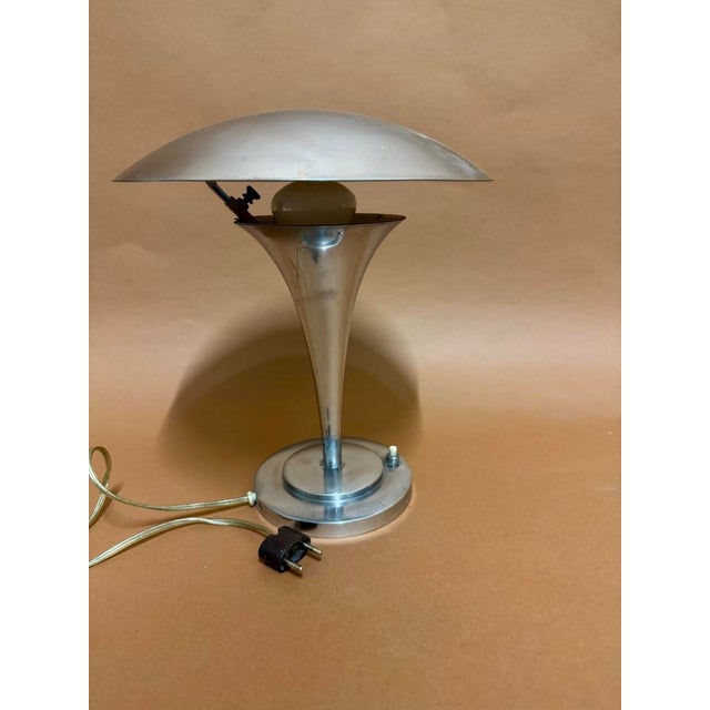 Modernist Table Lamp, France, 1930s-1940s For Sale - Image 4 of 8