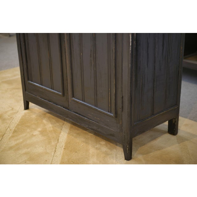 Wood Vintage Patinated Wardrobe, 1950s For Sale - Image 7 of 15