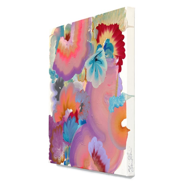 Sweet Dreams - Colorful Expressive Contemporary Abstract Art on Canvas Original Artwork by Shiri Phillips For Sale In Los Angeles - Image 6 of 9