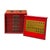 Red Chinese Flower Bird Red Vinyl Box Small Size Mahjong Tiles Game Set For Sale - Image 8 of 11