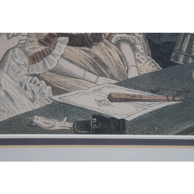 Sculpture Materials 1870s Childrens Pantomime at Covent Garden Theatre Hand Colored Engraving For Sale - Image 7 of 11