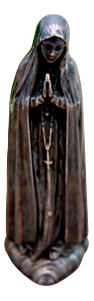 Silver Statuette of Our Lady of Fatima