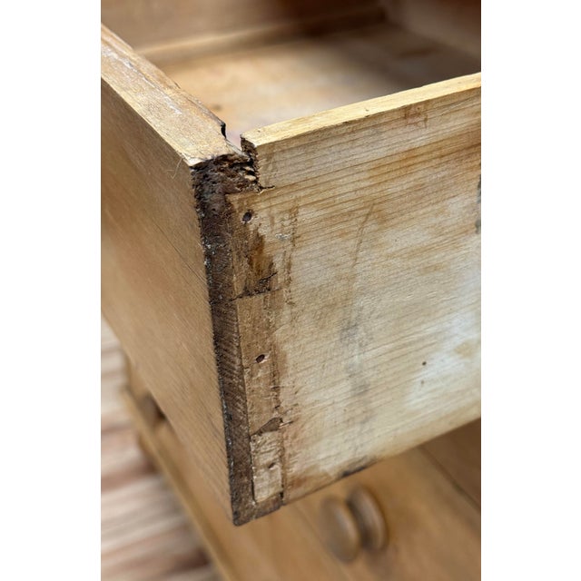 Antique English Victorian Pine Chest of Drawers For Sale - Image 14 of 15