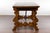 Baroque Italian Walnut 19th Century Baroque Style Fratino Console Table with Lyre Base For Sale - Image 3 of 12