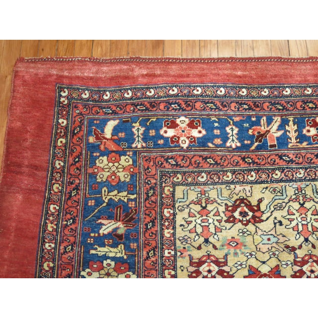 Early 20th Century Zabihi Collection Large Scale Tribal Persian Bidjar Room Size Rug - 7'8" x 11'1" For Sale In New York - Image 6 of 9