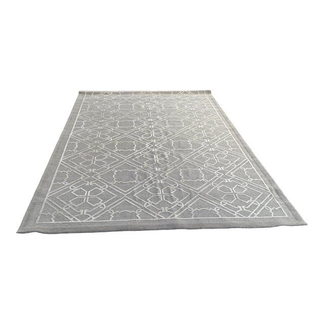 8ft × 12ft 7in Davis & Davis Broadloom Custom Geometric Area Rug For Sale