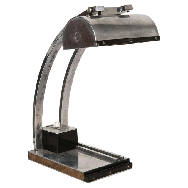 Desk Lamp in the Spirit of Le Chevallier and Koechlin, 1930s For Sale