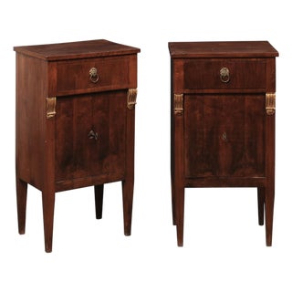 Italian Pair 19th C. Side Chests For Sale