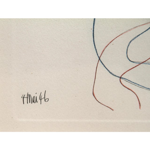 Impressionist 1980s "Entwined Nudes, Plate 10" Pochoir After Pablo Picasso For Sale - Image 3 of 4