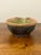 Vintage Studio Pottery Pouring Bowl in Cobalt Blue and Turquoise Glaze For Sale - Image 4 of 10
