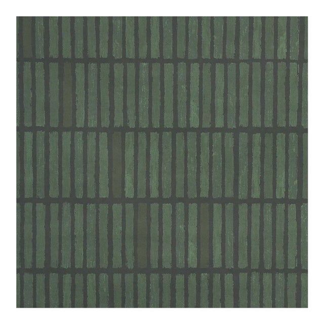 Schumacher x Backdrop Wabi-Sabi Wallpaper in Moss For Sale