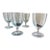 Vintage, 1950s Mid-Century Modern Lead Crystal Coupe Glasses - Set of 4 For Sale