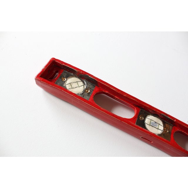 Life sized glazed ceramic level by master ceramicist Ray Gross. From a series of tools and parts created in the late...