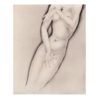 Louis Icart, Maiden's Breasts from the Life of Breasts, Nude, Original Etching & Aquatint, 1945 For Sale