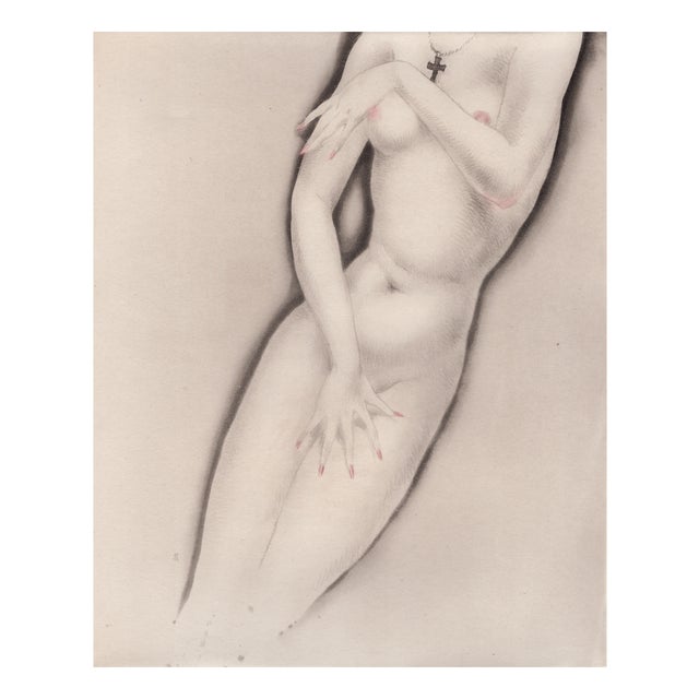 Louis Icart, Maiden's Breasts from the Life of Breasts, Nude, Original Etching & Aquatint, 1945 For Sale