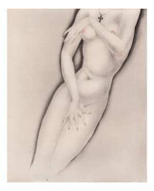Louis Icart, Maiden's Breasts from the Life of Breasts, Nude, Original Etching & Aquatint, 1945