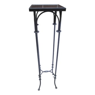 Arts and Crafts Iron Pedestal/Plant Stand For Sale