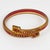 This stunning French celluloid and sparkle bypass bracelet bangle dates from the 1920s. The rare piece boasts transparent...