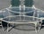 1970s Beautiful Vintage Aluminum Brown Jordan Patio Set Table & 6 Chairs For Sale - Image 5 of 10