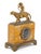 French Empire Style Cupid Riding Panther Gilt Metal and Marble Mantel Clock For Sale In New York - Image 6 of 7