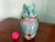 Turquoise Midcentury French Majolica Owl Pitcher For Sale - Image 8 of 16