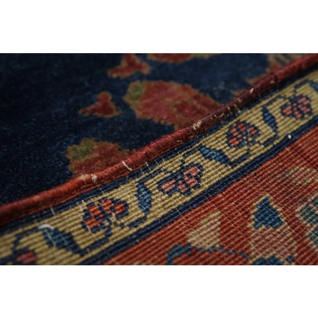 Antique Sarouk Rug 2'7'' x 4'10'' For Sale - Image 10 of 11