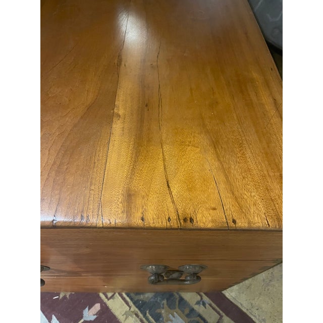 Circa 1875 Chinese Camphor Chest Featuring Solid Brass Hardware. For Sale - Image 11 of 12