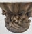 Bronze Vintage Large 3 Monkey Scalloped Palm Beach Regency Decorative Fruit Bowl Table Top Decor For Sale - Image 8 of 8