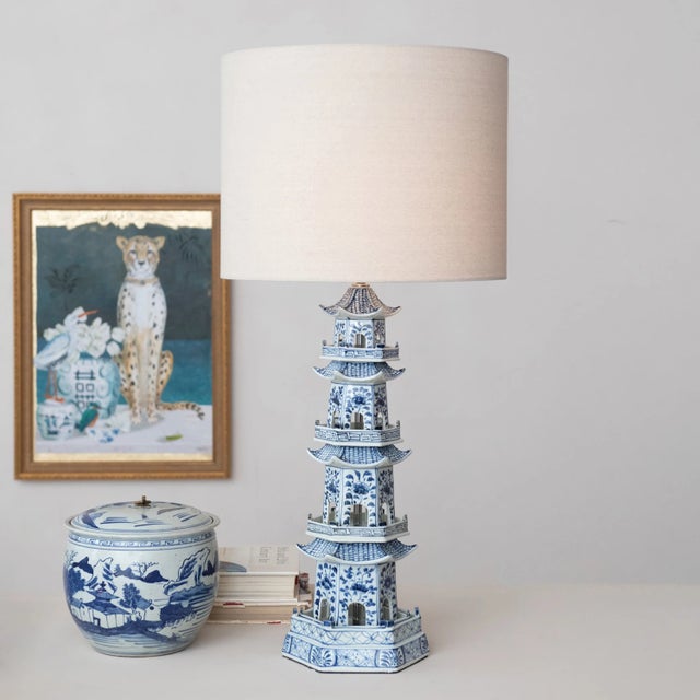The Reproduction Hand Painted Stoneware Ginger Jar A beautiful jar to compliment your collection of blue & white ware....