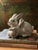 Vintage French Ceramic Rabbits Figurine For Sale - Image 4 of 4