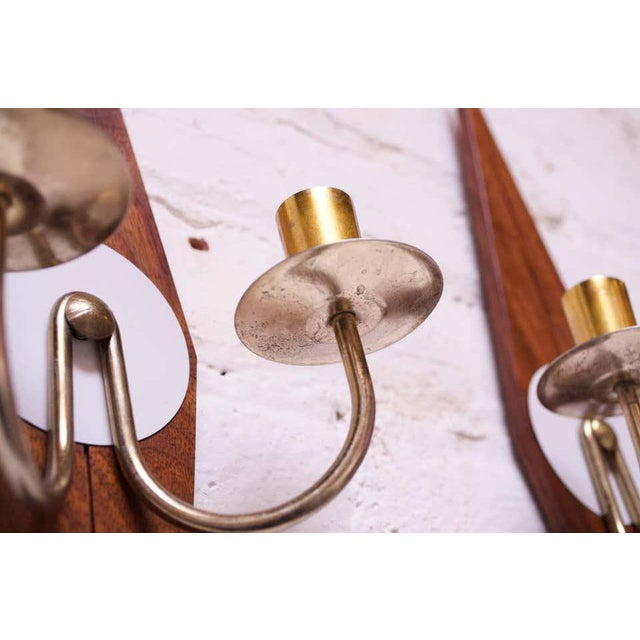 Mid Century Modern Diamond Candle Wall Sconces Candleholders