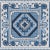 Contemporary SAMPLE - Schumacher Crowley Epingle Fabric In Blue For Sale - Image 3 of 5