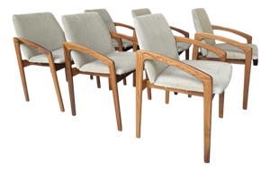 Mid-Century Modern Danish Carver Dining Chairs by Henning Kjærnulf for Korup Stolefabrik, Set of 6
