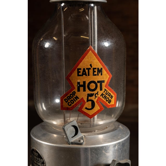 1930s Vintage Electric Peanut Warmer & Vending Machine by Roy Stringer For Sale - Image 5 of 8