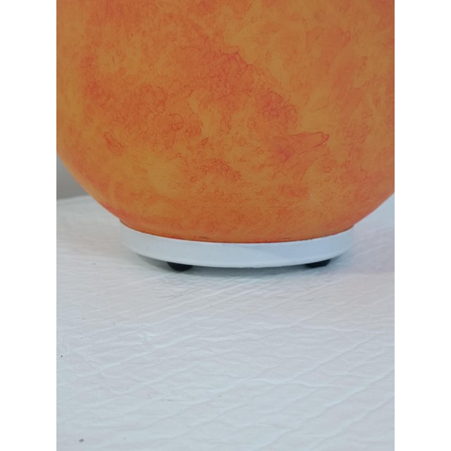 Vintage Egg Table Lamp in Opaline Glass, 1970s For Sale - Image 3 of 6