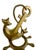1970s Vintage Solid Brass Nautical Anchor Bookends, a Pair For Sale - Image 5 of 10