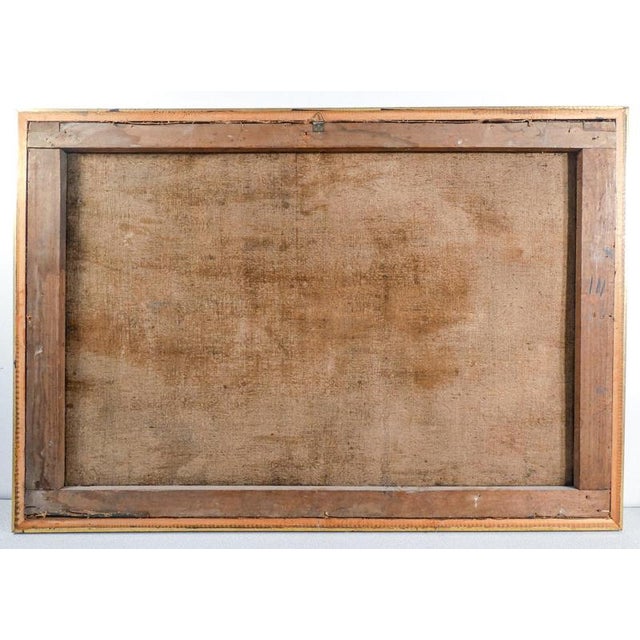 Unknown Artist, Coastal Landscape, Mid-19th Century, Oil on Canvas, Framed For Sale - Image 7 of 16