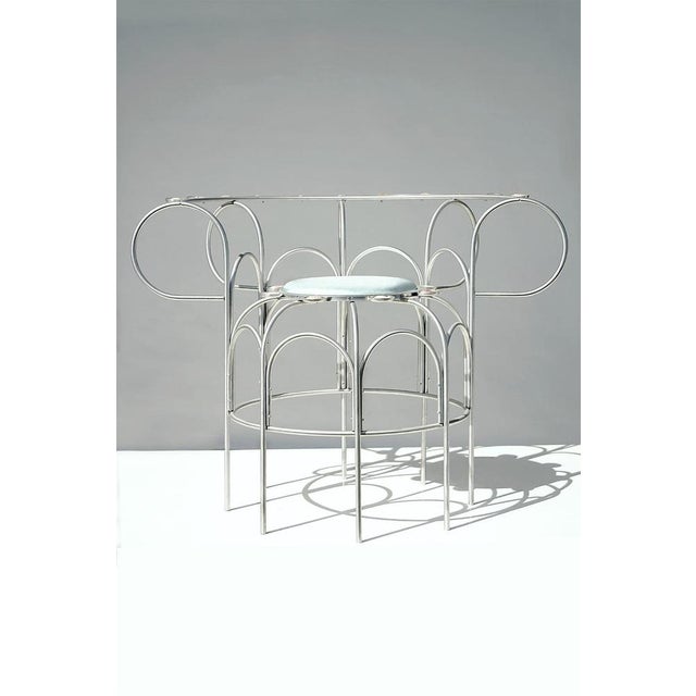 Armchair with The Shells in Metal & Aluminum by Touch with Eyes Dimensions: D 60 x W 65 x H 83 cm. Materials: Metal and...