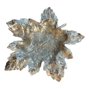Vintage Sterling Silver Maple Leaf Dish- R. Blackinton & Co.