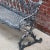 French A Pair of Aluminum Sleigh Form Garden Benches Circa 1950. For Sale - Image 3 of 12