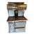 1923 Reading Stove Works Sunshine Cabinet No. 83-20 Blue-Gray Enamel Antique Range For Sale