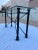 Diego Giacometti Mid-Century Modern Rectangular Wrought Iron & Glass Console Sofa Table For Sale - Image 4 of 13