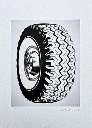 After Roy Lichtenstein, "Tire", 1990s, Silk-Screen