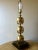 Wood Large Brass Chinoiserie Table Lamp | Pagoda Base For Sale - Image 7 of 9