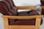 Brutalist Lounge Chairs in Oak and Reddish Brown Leather, 1970s, Set of 2 For Sale - Image 14 of 17