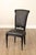 Italian Art Deco Style Set of Eight Ebonized Dining Chairs For Sale - Image 10 of 18