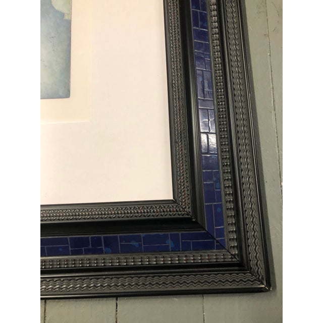 Vintage Original Lithograph Signed & Numbered Still Life W/Pie For Sale - Image 4 of 7