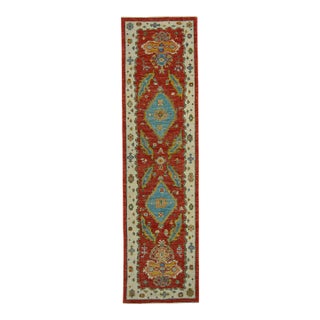 Turkish Oushak Rug 2'8" x 10' #19084 For Sale